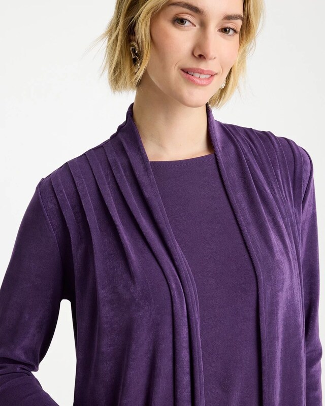 Travelers Pleat Front Knit Jacket - image 4